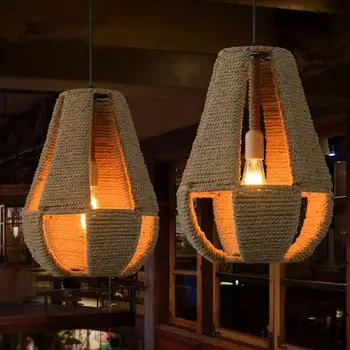 2019 new Retro minimalist creative personality desk lamp Restaurant Bar Cafe decorative hemp rope chandelier American Pastoral
2019 new Retro minimalist creative personality desk lamp Restaurant Bar Cafe decorative hemp rope chandelier American Pastoral