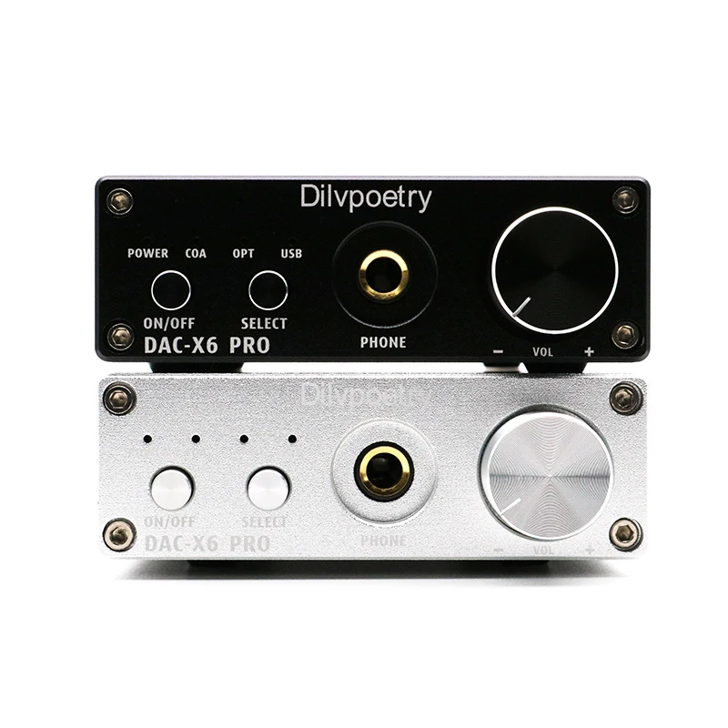 Dilvpoetry DAC X6 PRO USB наушники усилитель аудио Hifi CS4398 мощности гарнитура RCA оптический