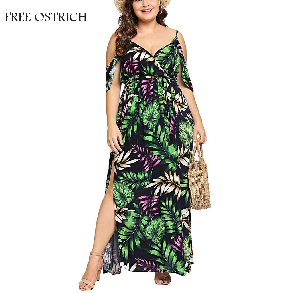 FREE OSTRICH Bohemian Off-Shoulder Ruffled Banded Dress Casual Women's Plus Size V-neck Cloth Fashion Vintage Dress
FREE OSTRICH Bohemian Off-Shoulder Ruffled Banded Dress Casual Women's Plus Size V-neck Cloth Fashion Vintage Dress