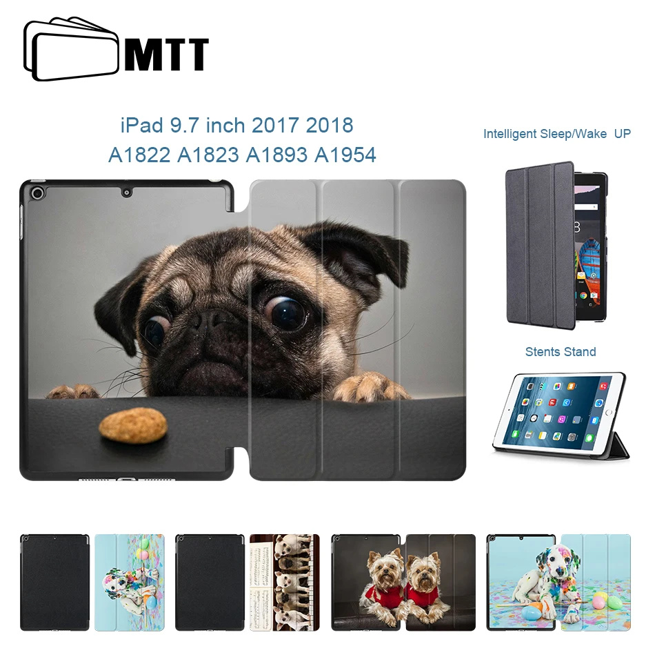 MTT Printed Dog Case For Apple iPad 9.7 inch 2017 2018 A1954 Cover For iPad 9.7 Flip PU Leather Stand Shell Funda Tablet Case
MTT Printed Dog Case For Apple iPad 9.7 inch 2017 2018 A1954 Cover For iPad 9.7 Flip PU Leather Stand Shell Funda Tablet Case