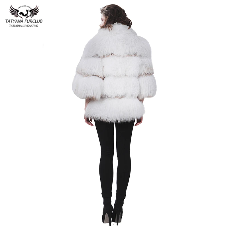 Tatyana furclub uxury New Real Fox Fur Coat Women Natural White Fox Fur Jacket With Stand Collar Winter Thick Warm Female Fox Fu 
Tatyana furclub uxury New Real Fox Fur Coat Women Natural White Fox Fur Jacket With Stand Collar Winter Thick Warm Female Fox Fu