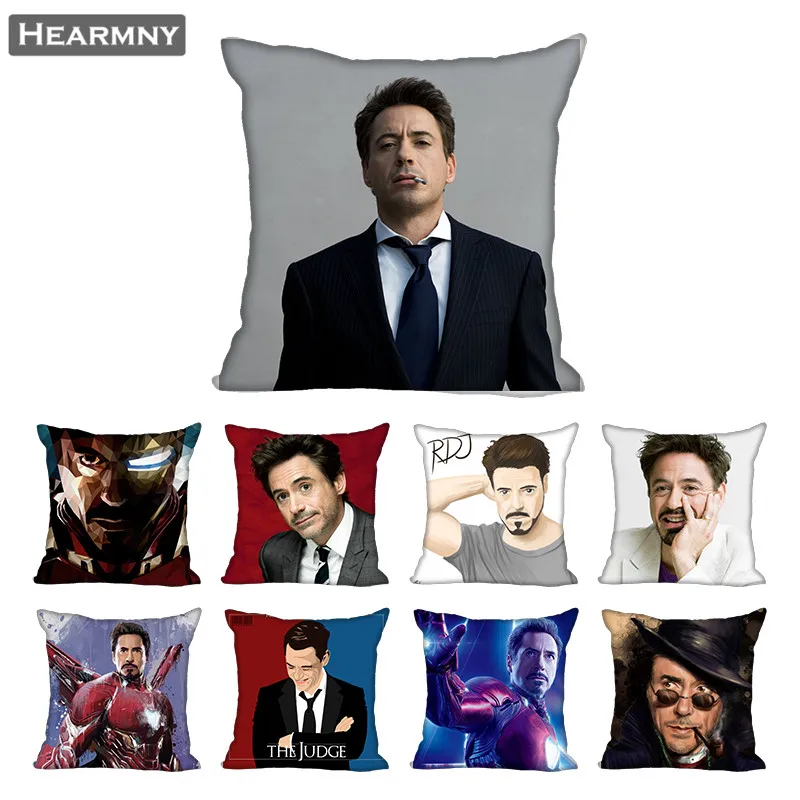 Robert Downey Jr Pillow Case For Home Decorative Pillows Cover Invisible Zippered Throw PillowCases 40X40,45X45cm
Robert Downey Jr Pillow Case For Home Decorative Pillows Cover Invisible Zippered Throw PillowCases 40X40,45X45cm