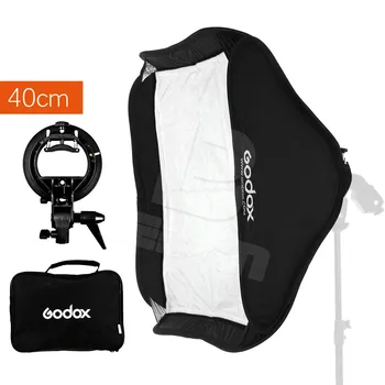 Godox loading Adjustable 40 x 40cm 15" x 15" Softbox Diffuser Kit with S-Type Bracket Bowens Holder for Speedlite Flash Light
Godox loading Adjustable 40 x 40cm 15" x 15" Softbox Diffuser Kit with S-Type Bracket Bowens Holder for Speedlite Flash Light