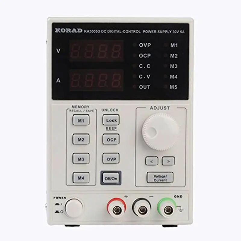 KORAD KA3005D high precision Adjustable Digital DC Power Supply 4Ps mA 30V/5A for scientific research service Laboratory
KORAD KA3005D high precision Adjustable Digital DC Power Supply 4Ps mA 30V/5A for scientific research service Laboratory