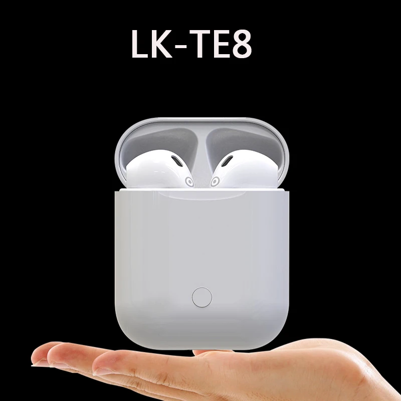 LK-TE8 touch wireless charging bluetooth headset binaural call smart with charging bin high quality
LK-TE8 touch wireless charging bluetooth headset binaural call smart with charging bin high quality