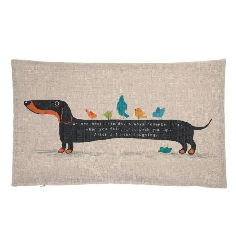 30cm*50cm Creative Cartoon Dachshund Decorative Cotton CartoonPillow Case Cushion Cover Throw Sausage Dog Pillowcase
30cm*50cm Creative Cartoon Dachshund Decorative Cotton CartoonPillow Case Cushion Cover Throw Sausage Dog Pillowcase