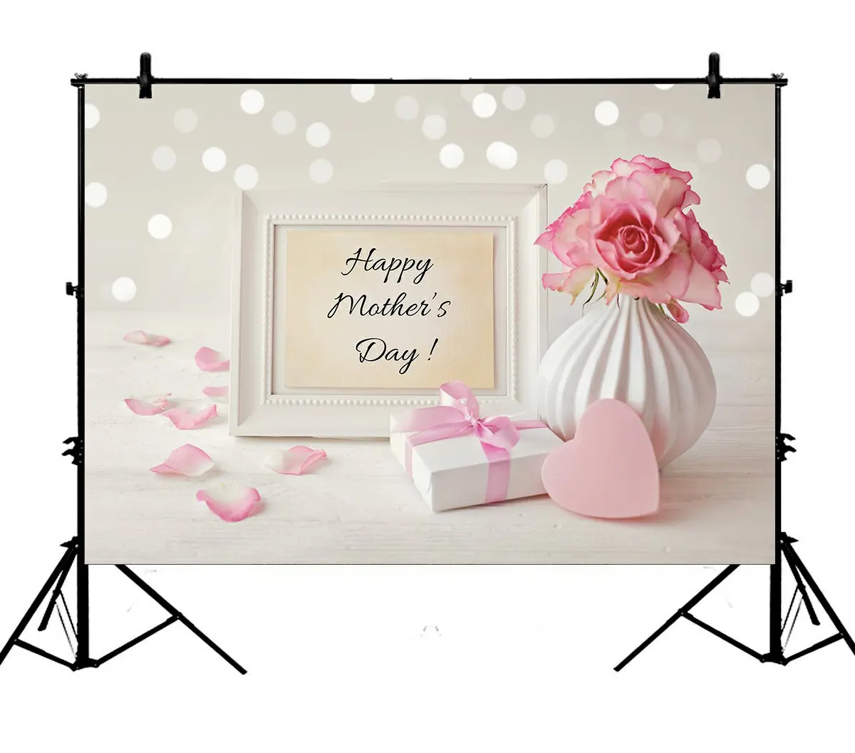 5x7ft Happy Mother Day Glitter Bokeh Polyester Photo Background Portrait Backdrop
5x7ft Happy Mother Day Glitter Bokeh Polyester Photo Background Portrait Backdrop