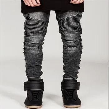 2017 Hot Sale Mens Motard Lean Jeans Hi- Torn Rider Denim Jeans Motorcycle Track Slim Fit Washed Motorcycle Denim Pants Joggers
2017 Hot Sale Mens Motard Lean Jeans Hi- Torn Rider Denim Jeans Motorcycle Track Slim Fit Washed Motorcycle Denim Pants Joggers
