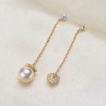 Women DIY Pearl Drop Earrings Jewelry Findings S925 Sterling Silver Eardrop Accessory Silver&Gold 3Pairs/Lot
Women DIY Pearl Drop Earrings Jewelry Findings S925 Sterling Silver Eardrop Accessory Silver&Gold 3Pairs/Lot