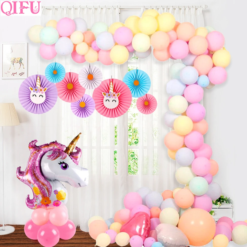 QIFU 162pcs Unicorn Balloon Set Birthday Party Decorations Kids Macaroon Balloon Babyshower Inflatable Ballon Air Balls Baloon
QIFU 162pcs Unicorn Balloon Set Birthday Party Decorations Kids Macaroon Balloon Babyshower Inflatable Ballon Air Balls Baloon