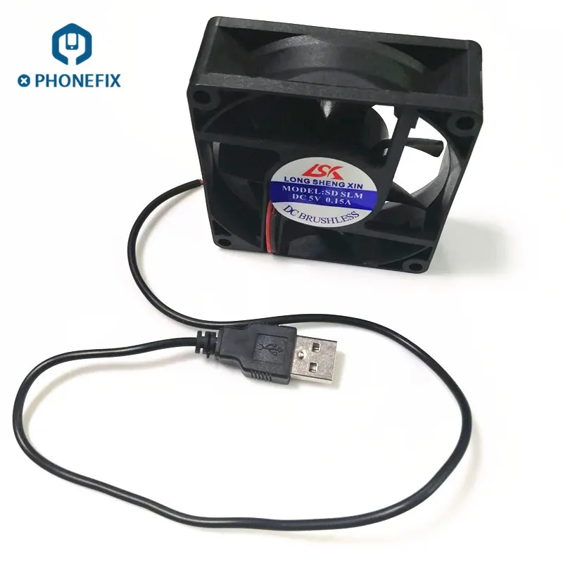 PHONEFIX Mini Exhaust fan USB Smoke Extractor Solder Iron Fume Exhaustor Air Filter Motherboard Welding Repair tool
PHONEFIX Mini Exhaust fan USB Smoke Extractor Solder Iron Fume Exhaustor Air Filter Motherboard Welding Repair tool