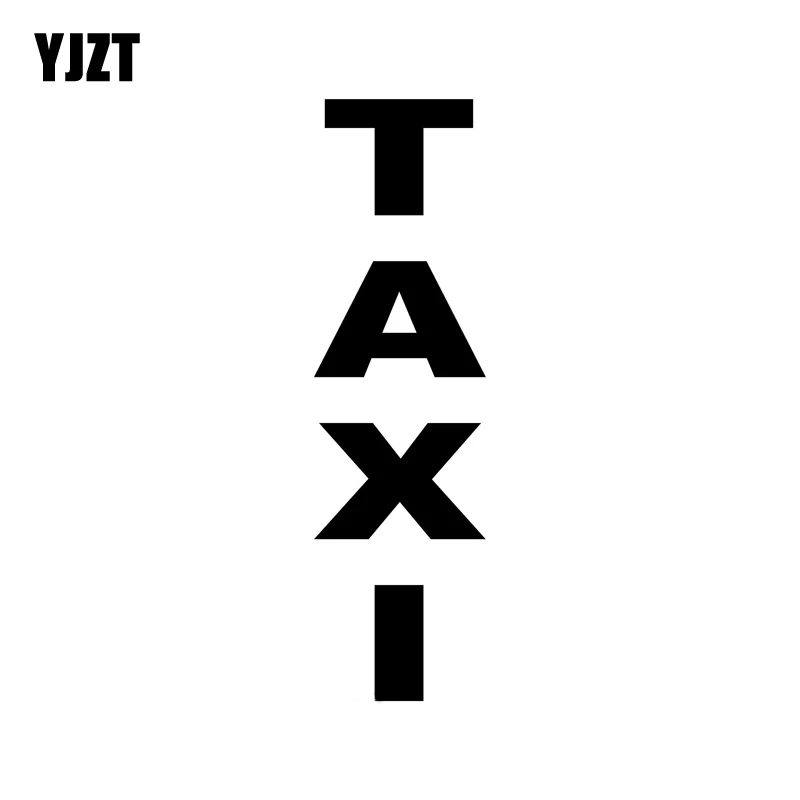 YJZT 4.4*15.5CM Fashion TAXI Letters Vinyl Car Sticker Decals Black/Silver Accessories S8-1691
YJZT 4.4*15.5CM Fashion TAXI Letters Vinyl Car Sticker Decals Black/Silver Accessories S8-1691