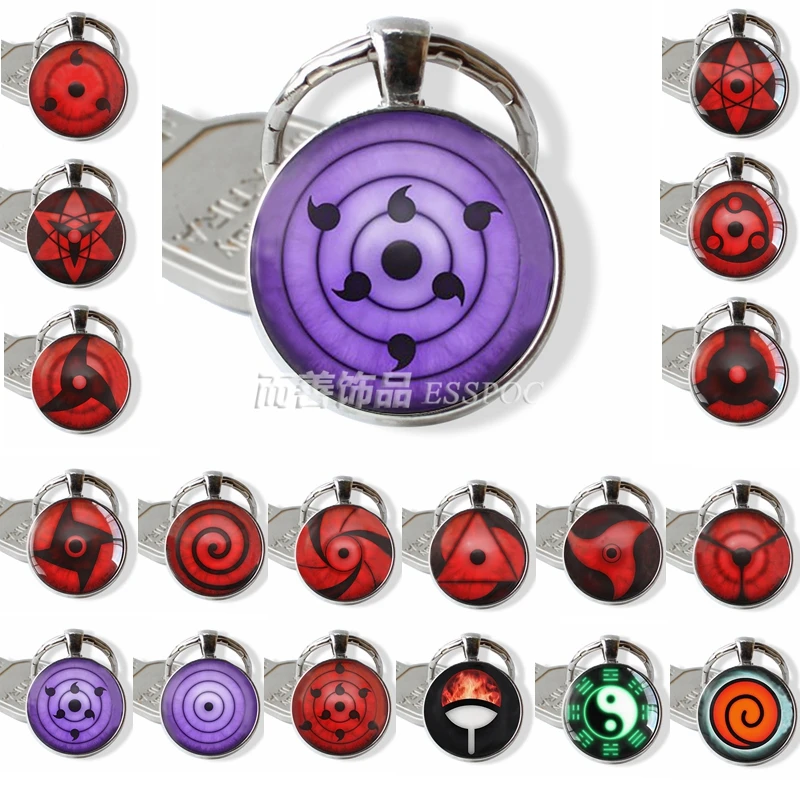 Fashion Anime Naruto Sharingan Eye Badge Cartoon Silver Keychain Glass Cabochon Dome Jewelry Key Ring Cosplay Accessories Gifts
Fashion Anime Naruto Sharingan Eye Badge Cartoon Silver Keychain Glass Cabochon Dome Jewelry Key Ring Cosplay Accessories Gifts