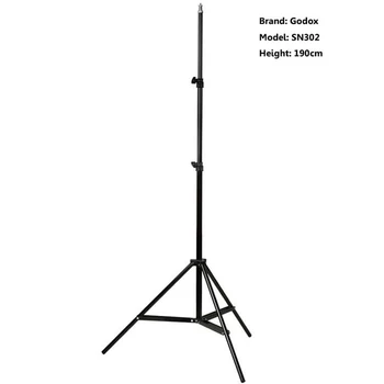 Godox 190cm 6ft Photography Studio Lighting Photo Light Stand Tripod For Flash Strobe Continuous Light #SN302
Godox 190cm 6ft Photography Studio Lighting Photo Light Stand Tripod For Flash Strobe Continuous Light #SN302