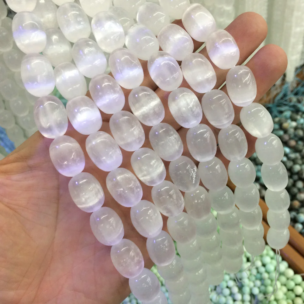 column natural calcite / selenite stone beads natural stone beads DIY loose beads for jewelry making strand 15" free shipping !
column natural calcite / selenite stone beads natural stone beads DIY loose beads for jewelry making strand 15" free shipping !