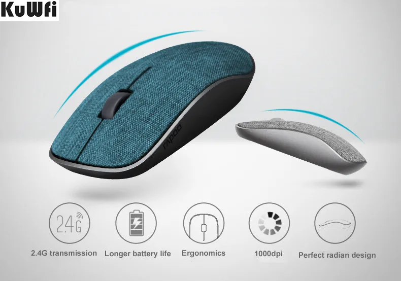 Slim Portable Optical Wireless Mouse Gaming Mice with Soft Fabric Cover & invisible engine for PC Laptop Computer
Slim Portable Optical Wireless Mouse Gaming Mice with Soft Fabric Cover & invisible engine for PC Laptop Computer
