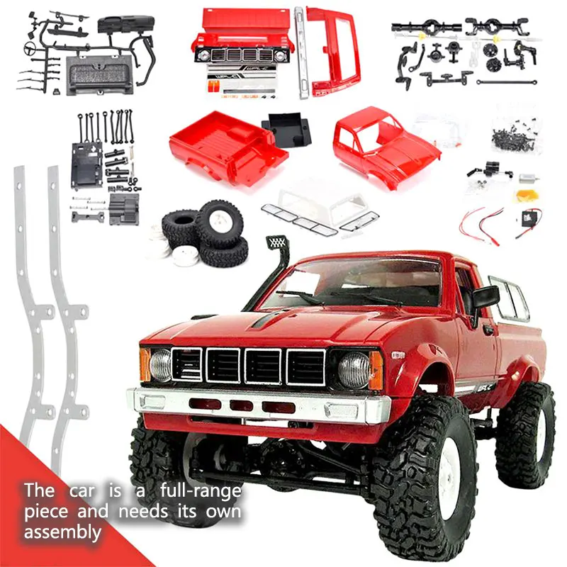 Premium Durable RC Car DIY KIT Boys Gifts 1:16 Crawler for Wpl C-24 Remote Control
Premium Durable RC Car DIY KIT Boys Gifts 1:16 Crawler for Wpl C-24 Remote Control