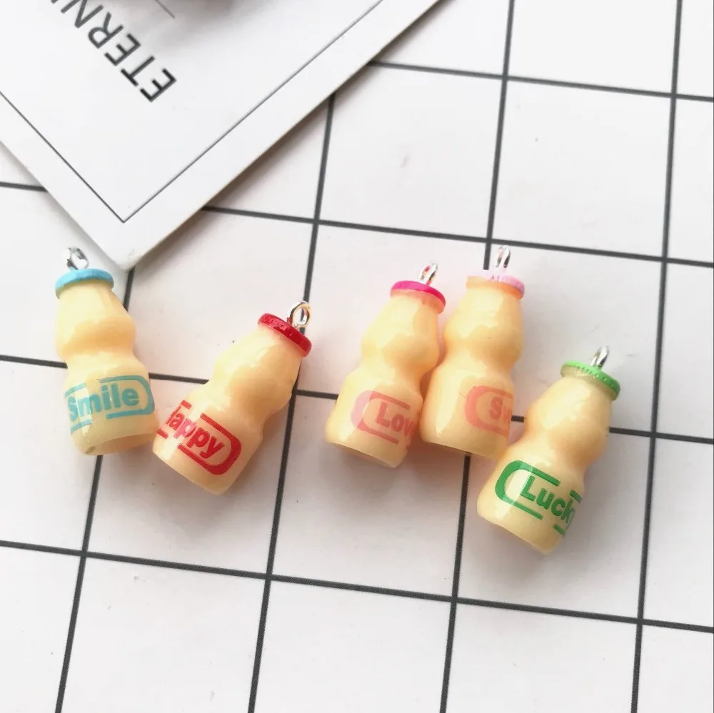 10pcs Kawaii resin Yogurt drinks Charms Pendants for DIY decoration neckalce earring key chain Jewelry Making
10pcs Kawaii resin Yogurt drinks Charms Pendants for DIY decoration neckalce earring key chain Jewelry Making