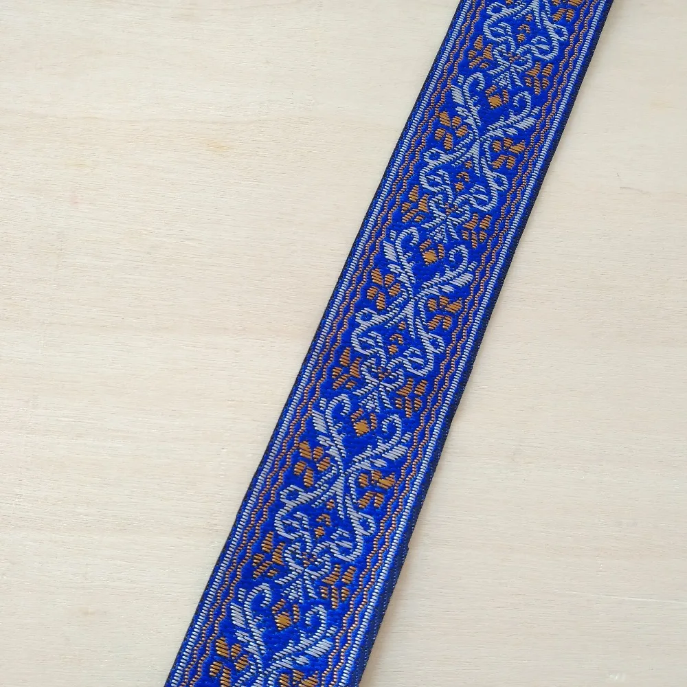 3.3cm 33mm Sapphire Blue Ethnic Vintage Bedding Lace Costume Trim Classical Curtain Laciness National Jacquard Ribbon Webbing
3.3cm 33mm Sapphire Blue Ethnic Vintage Bedding Lace Costume Trim Classical Curtain Laciness National Jacquard Ribbon Webbing