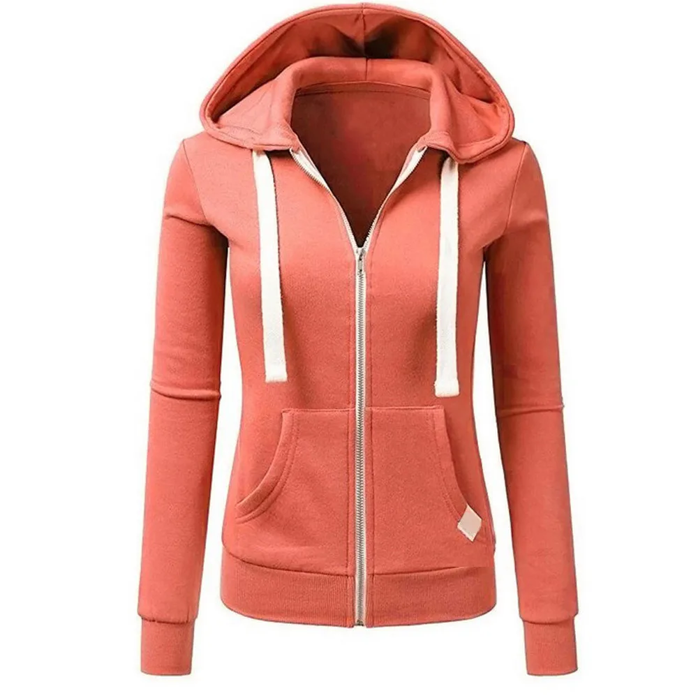 Clothing women's coat long-sleeved hooded fashion jacket 2019 new autumn and winter casual sports jacket solid color Slim 2XL
Clothing women's coat long-sleeved hooded fashion jacket 2019 new autumn and winter casual sports jacket solid color Slim 2XL