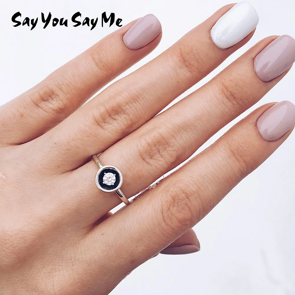 Say You Say Me 925 Silver Oral Rings Classic Vintage Style Zircon Stone Sterling Silver Gift For Accessories Dropshipping
Say You Say Me 925 Silver Oral Rings Classic Vintage Style Zircon Stone Sterling Silver Gift For Accessories Dropshipping