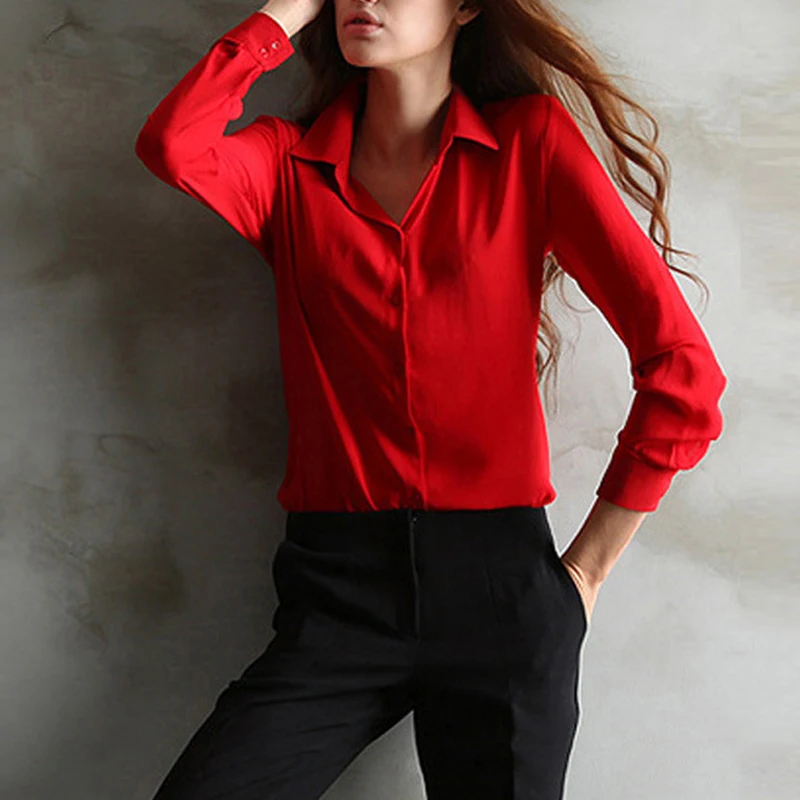 Naiveroo Women Blouse Casual Ladies Long Sleeved Solid Color Tops Female Office OL Shirts Blusas Femininas Camis Mujer Plus Size
Naiveroo Women Blouse Casual Ladies Long Sleeved Solid Color Tops Female Office OL Shirts Blusas Femininas Camis Mujer Plus Size