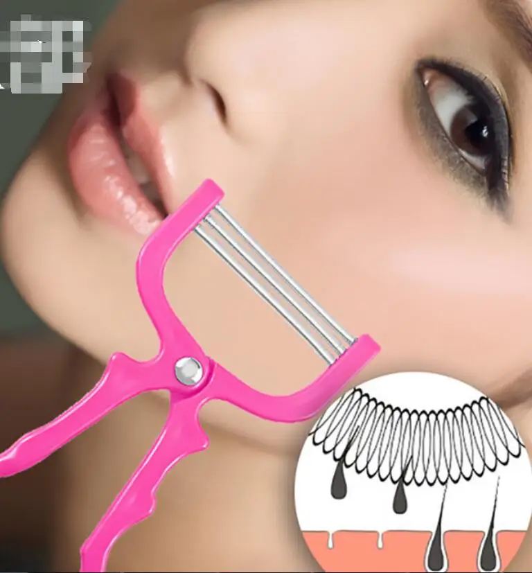 Spring-loaded face Authentic facial hair remover Spring hair remover Painless hair removal good helper beauty
Spring-loaded face Authentic facial hair remover Spring hair remover Painless hair removal good helper beauty