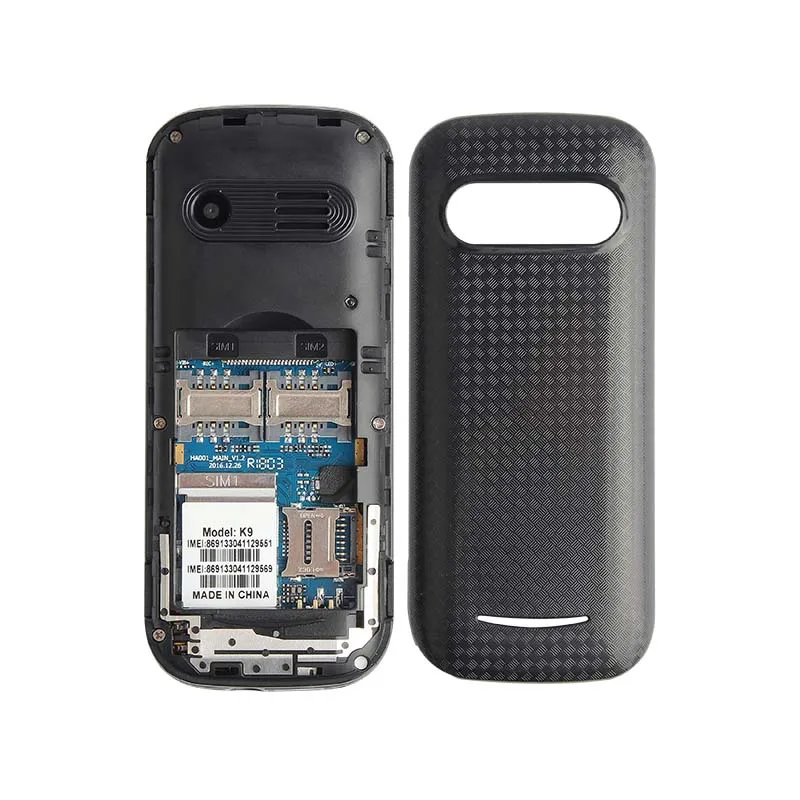 UNIWA ECON K9 1 77 дюймов мобильный телефон две sim карты 2G GSM для пожилых людей 0.08MP задняя