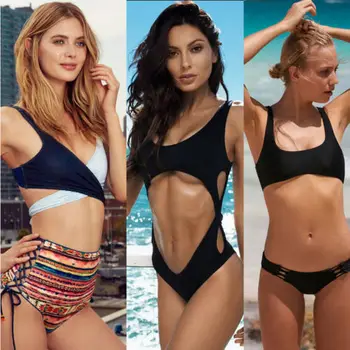Sexy Women Lady Bikini Set Push-Up Padded Bandage Triangle High Waist Beachwear Swimsuit Swimwear Bathing One or Two-Piece Suit
Sexy Women Lady Bikini Set Push-Up Padded Bandage Triangle High Waist Beachwear Swimsuit Swimwear Bathing One or Two-Piece Suit
