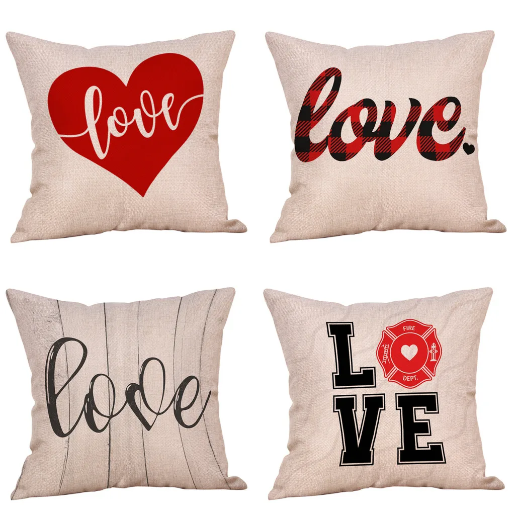 Gacsidy Store dakimakura 4Pcs Happy Valentine's Day Throw Pillow Case Sweet Love Square
Gacsidy Store dakimakura 4Pcs Happy Valentine's Day Throw Pillow Case Sweet Love Square