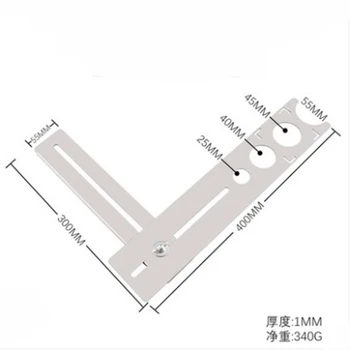 Multi-purpose Universal Hole Stainless Steel Tile Hole Locator Opening Convenient Tool Can Adjust Artifact
Multi-purpose Universal Hole Stainless Steel Tile Hole Locator Opening Convenient Tool Can Adjust Artifact