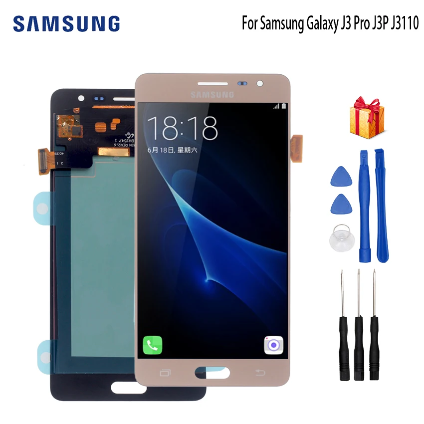 AMOLED For Samsung Galaxy J3 PRO LCD Display Touch Digitizer Screen Sensor For Samsung J3110 Display J3P J3109 J3119 Screen LCD
AMOLED For Samsung Galaxy J3 PRO LCD Display Touch Digitizer Screen Sensor For Samsung J3110 Display J3P J3109 J3119 Screen LCD