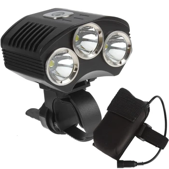 4500 Lumens 3 x XM-L T6 LED Bike Light Bicycle Light with Power Indicator + 4400mAh Battery Pack
4500 Lumens 3 x XM-L T6 LED Bike Light Bicycle Light with Power Indicator + 4400mAh Battery Pack