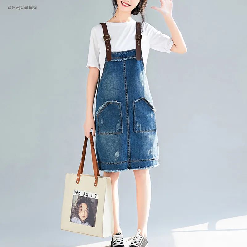 Streetwear Fashion Denim Suspender Skirt Women 2019 Summer High Waist Vintage Strap Short Jeans Overalls With Pockets Blue
Streetwear Fashion Denim Suspender Skirt Women 2019 Summer High Waist Vintage Strap Short Jeans Overalls With Pockets Blue