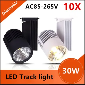 LED Track Light 30W Dimmable COB Rail Light Spotlight Lamp Replace 300W Halogen Lamp 110v 120v 220v 230v 240v Spot Lamp Bulb
LED Track Light 30W Dimmable COB Rail Light Spotlight Lamp Replace 300W Halogen Lamp 110v 120v 220v 230v 240v Spot Lamp Bulb