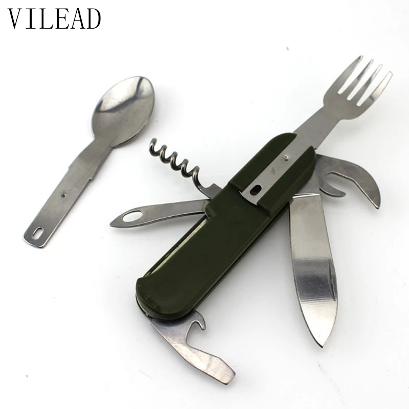Multipurpose Portable Stainless Steel Outdoor Tableware Folding Multifunctional Combined Outdoor Tools for Camping Hiking Picnic
Multipurpose Portable Stainless Steel Outdoor Tableware Folding Multifunctional Combined Outdoor Tools for Camping Hiking Picnic