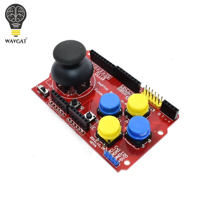 WAVGAT Gamepads JoyStick Keypad Shield PS2 for Arduino UNO NRF24L01 Nk 5110 LCD I2C
WAVGAT Gamepads JoyStick Keypad Shield PS2 for Arduino UNO NRF24L01 Nk 5110 LCD I2C