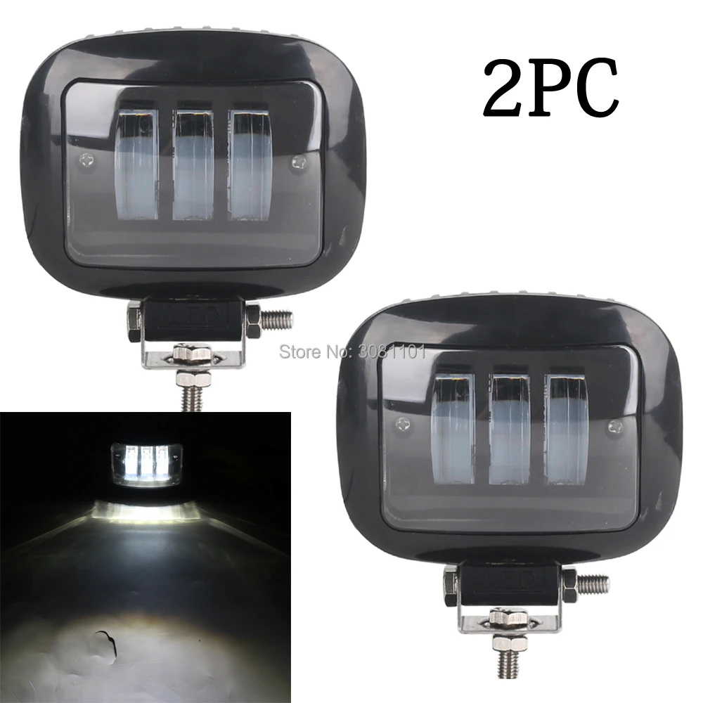 2PC 4.5Inch 30W Black Round/Square Waterproof Durable LED Work Light for Car Offroad 4x4 ATV Truck Tractor SUV
2PC 4.5Inch 30W Black Round/Square Waterproof Durable LED Work Light for Car Offroad 4x4 ATV Truck Tractor SUV