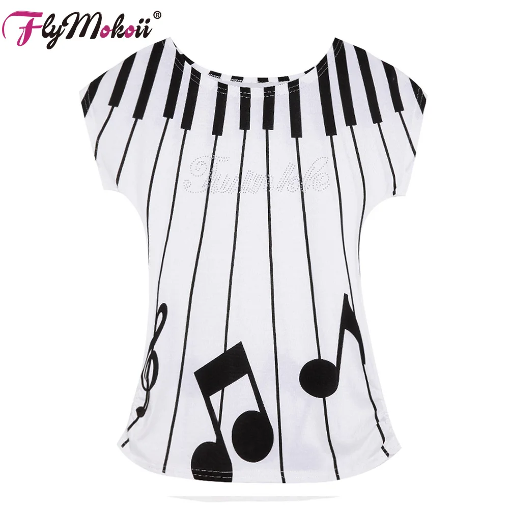 Flymokoii Brand New Women Printed Tee Fashion Summer Cotton Short Sleeve Piano Keyboard Printed Loose Female Woman T-shirts Tops
Flymokoii Brand New Women Printed Tee Fashion Summer Cotton Short Sleeve Piano Keyboard Printed Loose Female Woman T-shirts Tops