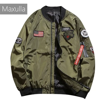 Maxulla Mens Bomber Jacket Male Streetwear Hip Hop Slim Fit Pilot Coat Men Fashion Patchwork Anorak Jackets Clothing 4XL,WA004
Maxulla Mens Bomber Jacket Male Streetwear Hip Hop Slim Fit Pilot Coat Men Fashion Patchwork Anorak Jackets Clothing 4XL,WA004