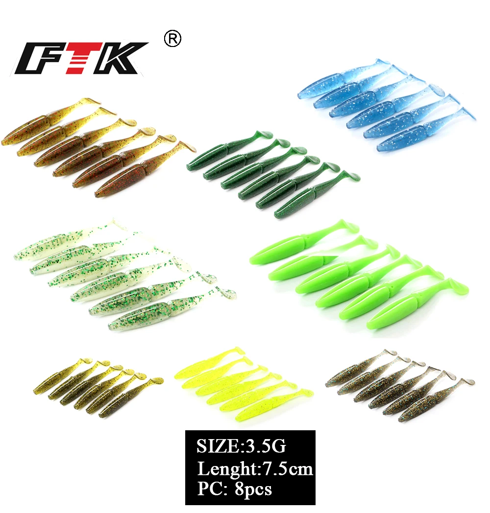 FTK Fishing Lure Soft Minnow Jigging Worm Wobbler Lead Head Gift Swimbait Bass Silicone Floating Fishing Hook Seawater GBB
FTK Fishing Lure Soft Minnow Jigging Worm Wobbler Lead Head Gift Swimbait Bass Silicone Floating Fishing Hook Seawater GBB
