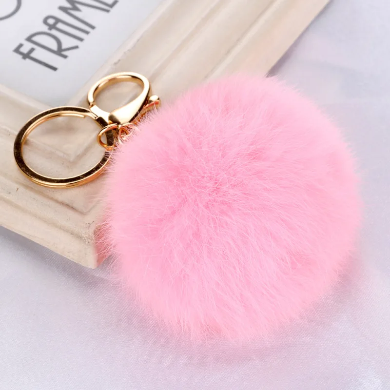 YYW New 28 colors Trinket Keychain Fluffy Pompons Faux Rabbit Fur Ball Charm Pendant Keychains Women Bag keyrings Car Key Chains
YYW New 28 colors Trinket Keychain Fluffy Pompons Faux Rabbit Fur Ball Charm Pendant Keychains Women Bag keyrings Car Key Chains