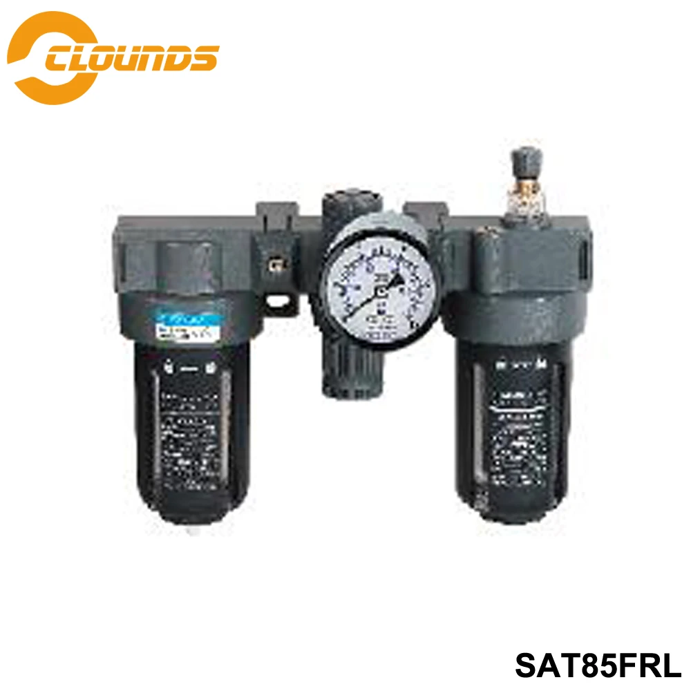 SAT85FRL Three Units Filter Regulator FRL Air Compressor Filter Regulator Air Preparation Units Air Filter Regulator Combination
SAT85FRL Three Units Filter Regulator FRL Air Compressor Filter Regulator Air Preparation Units Air Filter Regulator Combination