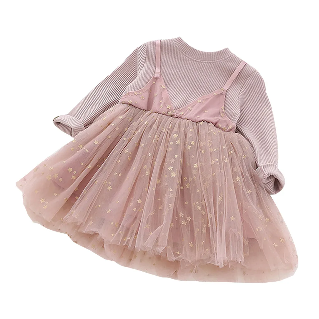 Baby Girls Dress Elegant Long Sleeve Patchwork Ruffle Tulle Kids Dresses For Girls Princess Children Dress Baby Girl Clothes
Baby Girls Dress Elegant Long Sleeve Patchwork Ruffle Tulle Kids Dresses For Girls Princess Children Dress Baby Girl Clothes