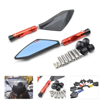 Motor Rearview Mirror Scooter Parts Universal motorcycle Scooter Rearview for kawasaki z1000 zx9r z800 z1000 Z750 HONDA CBR600RR
Motor Rearview Mirror Scooter Parts Universal motorcycle Scooter Rearview for kawasaki z1000 zx9r z800 z1000 Z750 HONDA CBR600RR