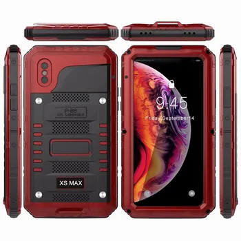 Waterproof Shockproof Aluminum Metal Cover Case for Apple IPhone X/XS Max/XR /8 Cover Case Fundas
Waterproof Shockproof Aluminum Metal Cover Case for Apple IPhone X/XS Max/XR /8 Cover Case Fundas