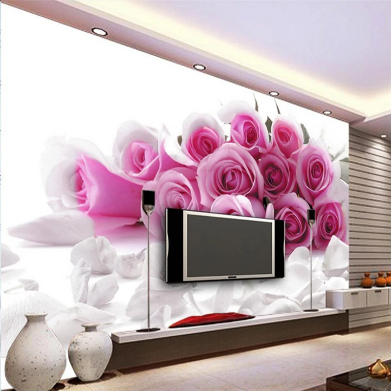 beibehang 3d Wallpaper Mural Wall Stickers Fantastic Elegant Pink Rose Bouquet TV Background Wall papel de parede wall paper
beibehang 3d Wallpaper Mural Wall Stickers Fantastic Elegant Pink Rose Bouquet TV Background Wall papel de parede wall paper
