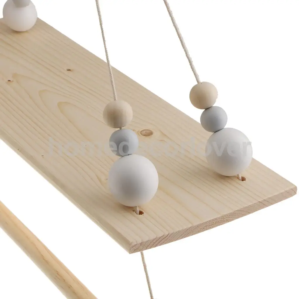 Wall Hanging Wooden Shelves Floating Wall Shelf Home Decor Baby Kids Room Storage Holder Hanger
