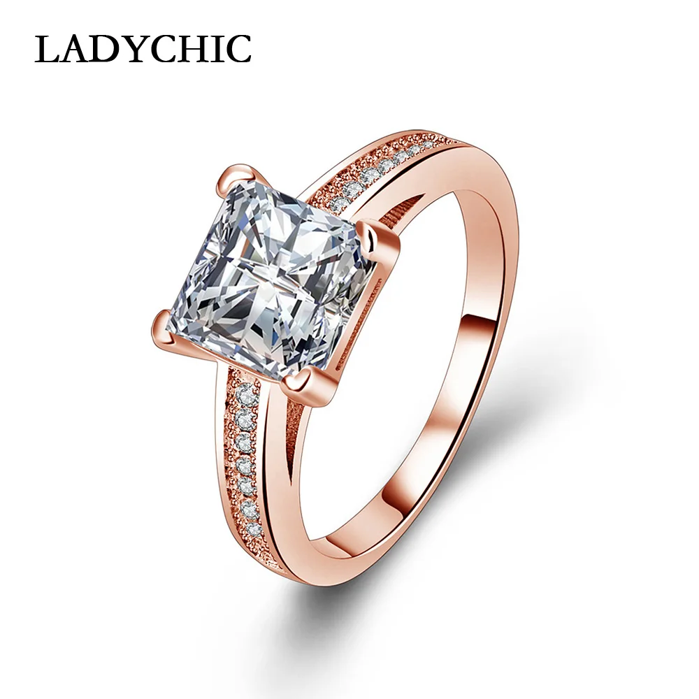 LADYCHIC Rose Gold Color Genuine Austrian Cublic Zirconia Ring for Women Vogue Crystal Rings Gift for Friend / Mother LR1039
LADYCHIC Rose Gold Color Genuine Austrian Cublic Zirconia Ring for Women Vogue Crystal Rings Gift for Friend / Mother LR1039