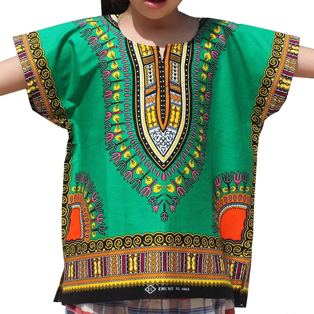 Children Boy Girl Summer African T-Shirt Clothes Kids Baby Unisex Bright African Colour Child Dashiki T Shirt High quality
Children Boy Girl Summer African T-Shirt Clothes Kids Baby Unisex Bright African Colour Child Dashiki T Shirt High quality